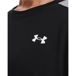 【UNDER ARMOUR】UA 女 Rival Terry 長袖套頭衫_1370943-001(黑)