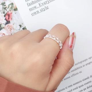 【Niloe】愛滿貫 指耀華麗尾戒系列-女款創新設計(925純銀、可做尾戒、對戒)