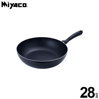 【米雅可】黑晶導磁不沾深型平底鍋 28cm(臺灣製造)