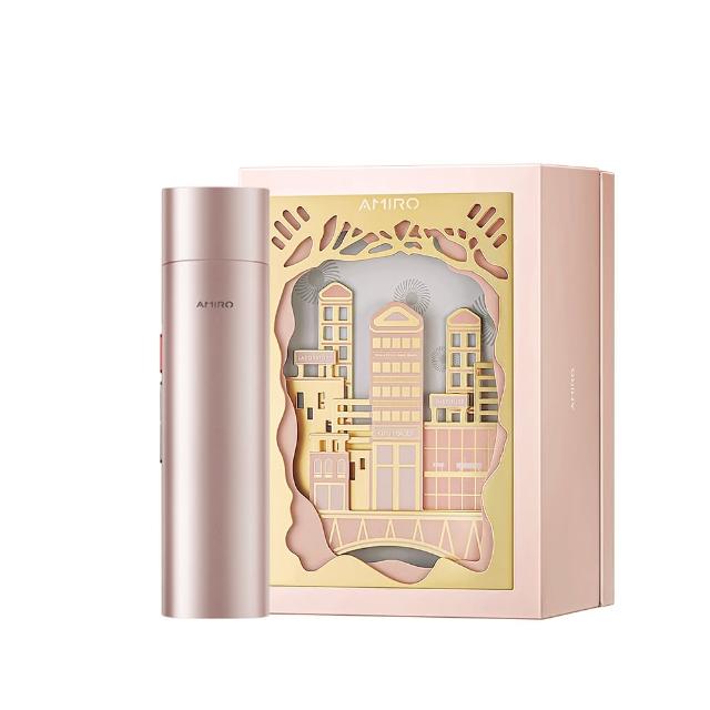 【AMIRO】時光機拉提美容儀PRO 腮紅粉(輕便可攜充電式設計含保濕凝膠100g)