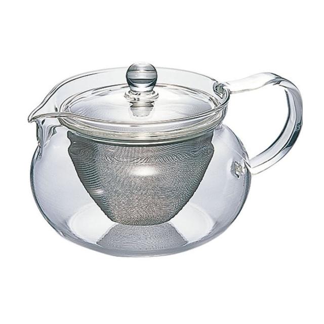 【HARIO】官方直營 茶茶急須丸形茶壺 450ml(CHJMN-45T)