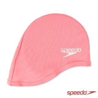 【SPEEDO】兒童尼龍泳帽 Polyester(粉紅)