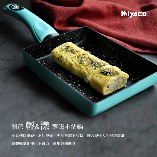 【米雅可】輕&漾導磁不沾玉子燒 18cm(台灣製造)