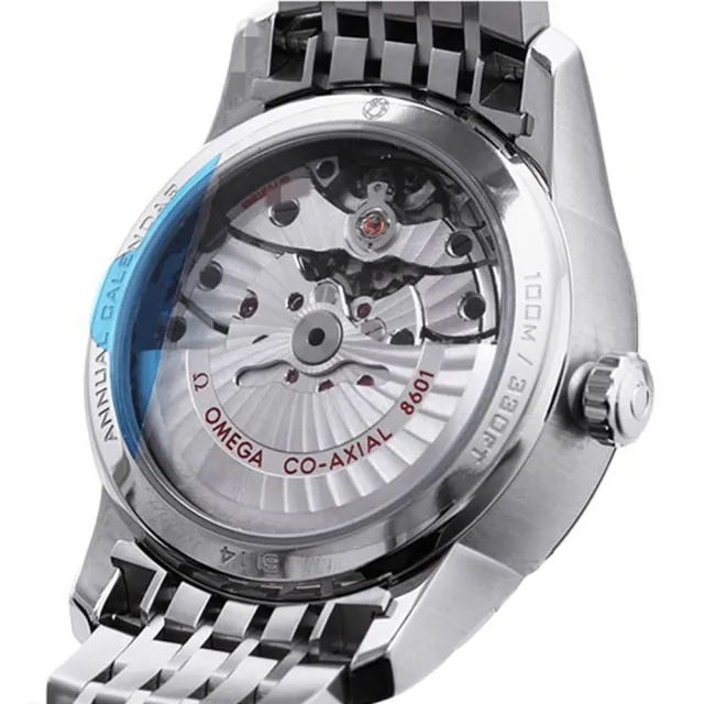 【OMEGA 歐米茄】碟飛系列 同軸擒縱年曆鍊帶腕表x銀面x41mm(431.10.41.22.02.001)