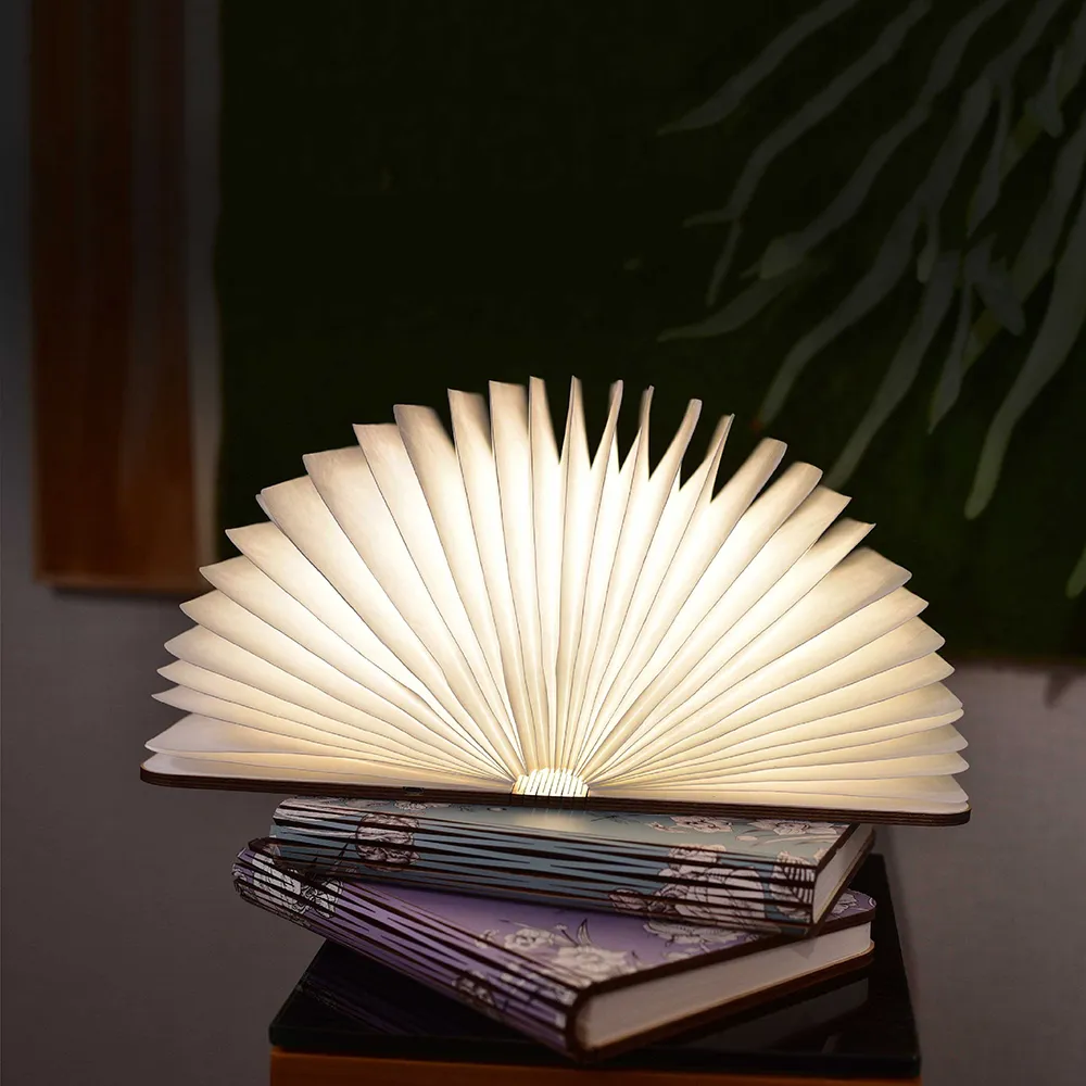 SunZa】LED原木摺疊屏風書燈(宮廷花卉款-小本) - momo購物網