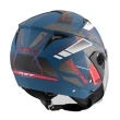 【ASTONE】速-RST-AQ9 輕量通風 3/4 半罩安全帽 可配戴藍芽耳機(消光藍紅)