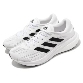 【adidas 愛迪達】慢跑鞋 Supernova 2 M 男鞋 白 黑 緩震 透氣 運動鞋 愛迪達(GW9089)