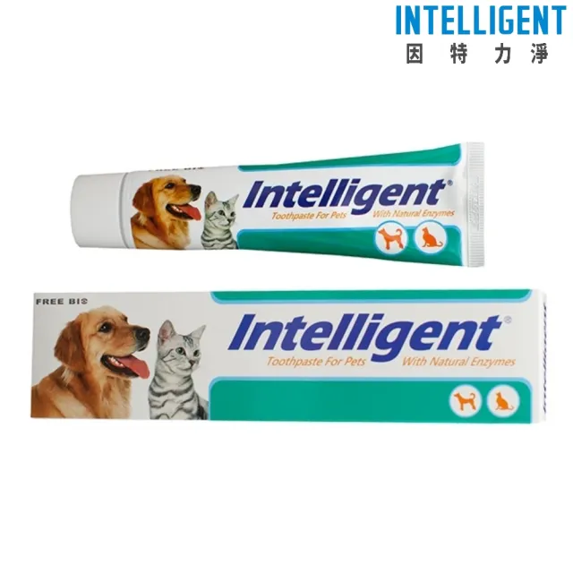 【因特力淨】寵物酵素牙膏 80g*4入組(寵物潔牙、牙膏)