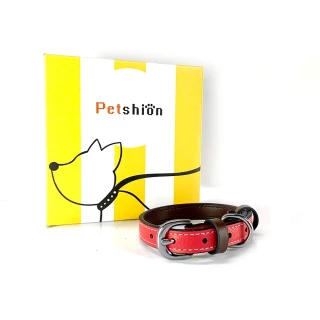 【Petshion】皮革寵物項圈 狗項圈 時尚項圈(C5-S)
