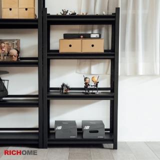 【RICHOME】工業風角鋼四層架-70x40x130(多功能收納架/置物架/電器架/貨架)