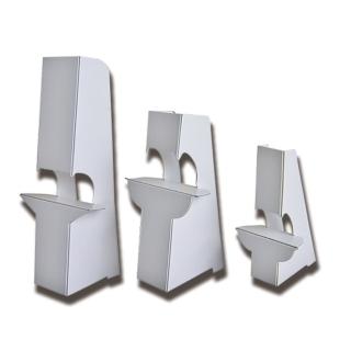簡易紙腳架（高17公分x10入 DIY摺疊式立牌）(紙立架 簡易腳架 DIY 立架 展覽 陳列 DM 生活照 選單 珍珠板)