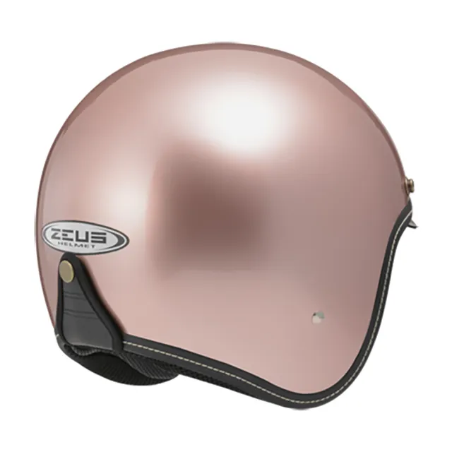 【ZEUS】速-ZS-388 素色 半罩式安全帽 內藏墨鏡(玫瑰金)