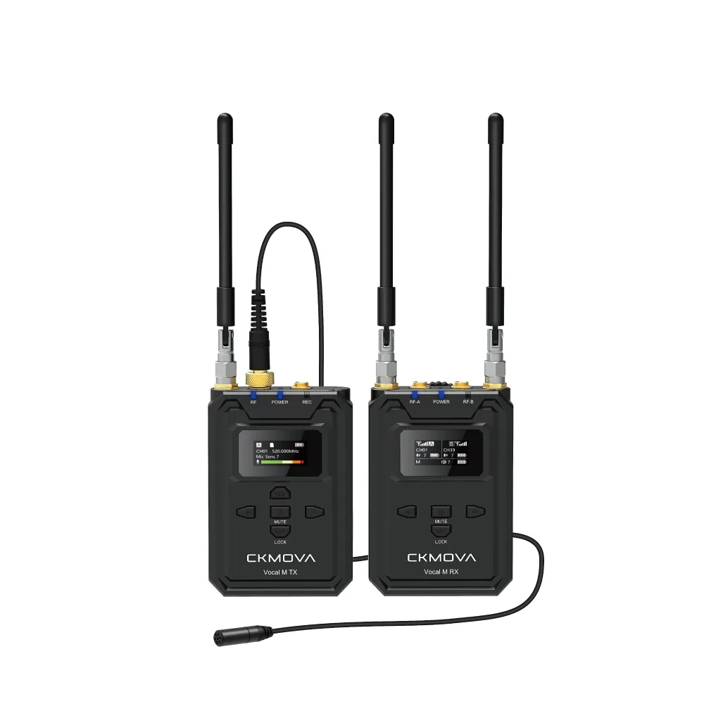 【CKMOVA】VOCAL M V1 UHF雙通道無線麥克風系統 TX+RX(勝興公司貨)