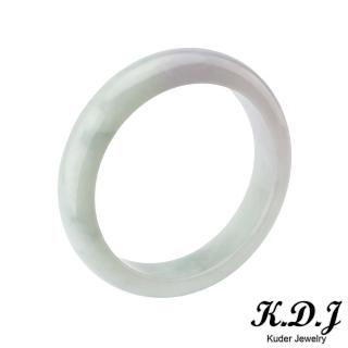【K.D.J 圓融珠寶】冰糯細糯翡翠手鐲玉鐲天然A貨(17.5圍至18.5圍平安鐲)