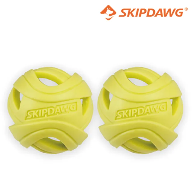 【美好寵商】Skipdawg 旋風球_2顆裝(狗玩具 藏食玩具 防水玩具)