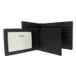 【COACH】男款8卡附活動證件夾短夾禮盒(黑)
