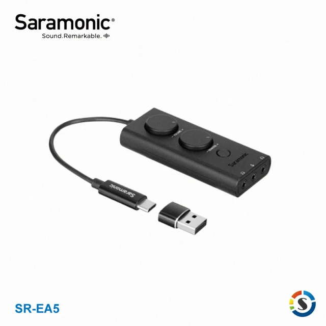 Saramonic 楓笛 SR-EA5 降噪音效卡(勝興公司貨)