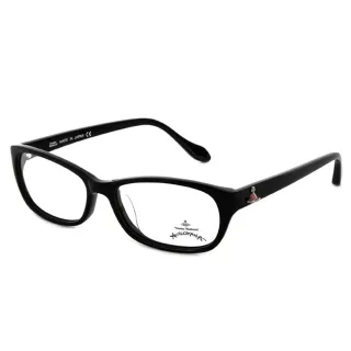 【Vivienne Westwood】ANGLO MANIA系列－前衛雙色造型英倫風光學眼鏡(AN261-01－黑)