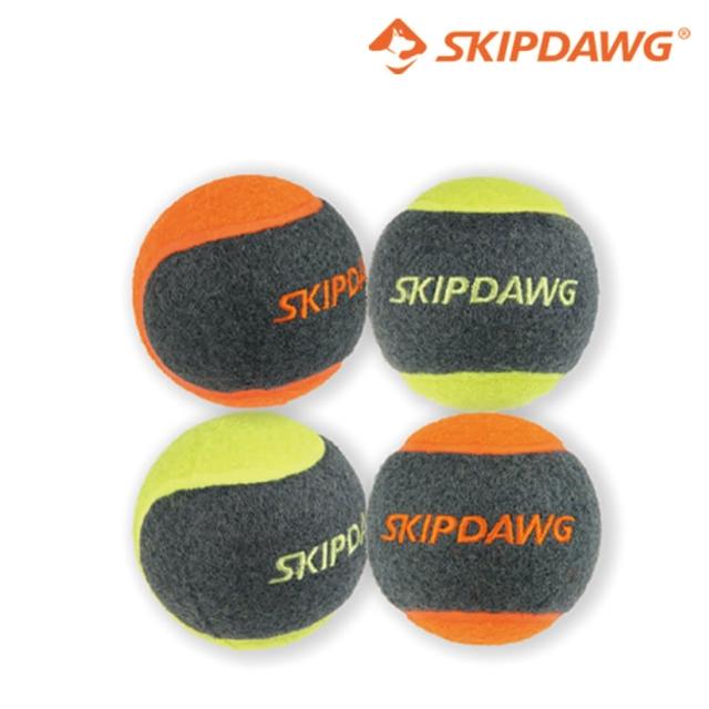 【美好寵商】Skipdawg 網球套裝_4顆裝(狗玩具 戲水玩具 寵物用品)