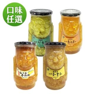 【韓味不二】濟州島 果醬茶系列 1kg/瓶(柚子茶/檸檬茶/漢挐峰柑橘茶/青橘茶)
