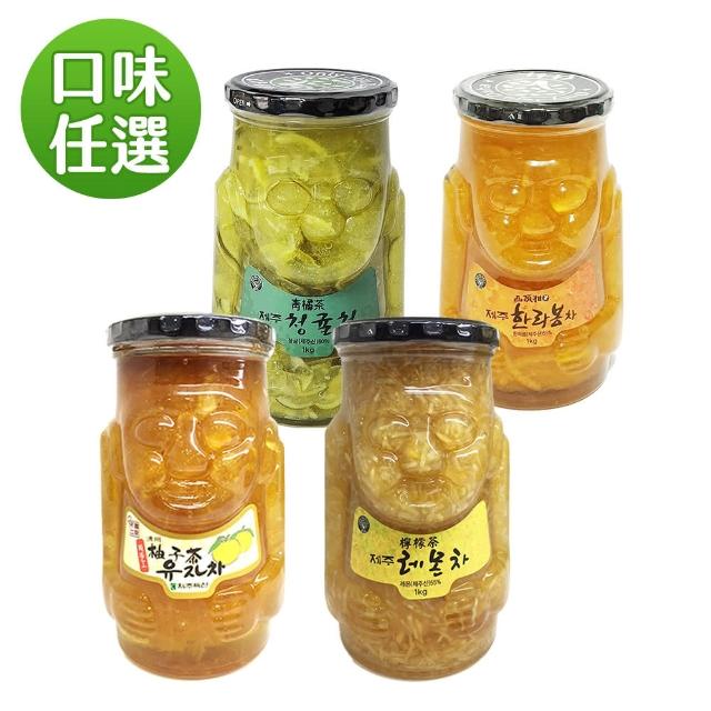 【韓味不二】濟州島 果醬茶系列 1kg/瓶(柚子茶/檸檬茶/漢挐峰柑橘茶/青橘茶)