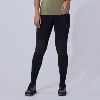 【TAKODA】Opo 輕量耐磨登山緊身褲 女款 黑色(登山褲/機能長褲/緊身褲)