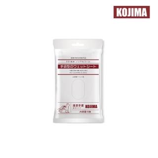 【KOJIMA】日本寵物濕巾 手套款 6片/包(寵物專用濕紙巾 一擦即淨 一片搞定)