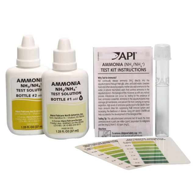 【API 魚博士】海水專業全套測試組 高PH、NH3/NH4、NO2、NO3(水質檢測劑、海水缸必需D182)