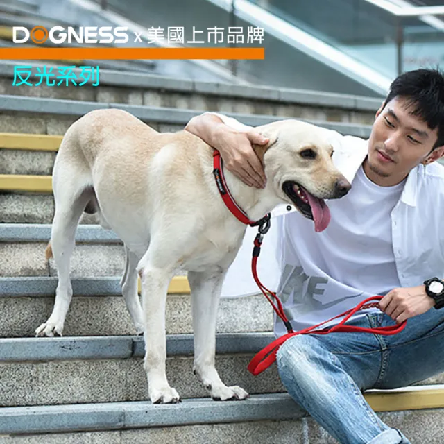 【美好寵商】DOGNESS多尼斯 反光系列牽引繩_M號(牽繩 寵物牽繩 戶外牽繩)