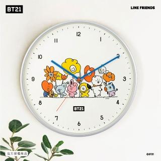 【carryplus】花漾bt21掛鐘-flower系列(line friends官方授權)