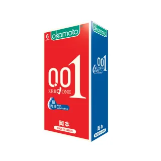 【Okamoto岡本】001超潤滑保險套6入/盒
