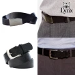 【Lynx Golf】男款牛皮紳士針扣/自動皮帶(多款任選)
