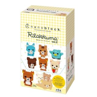 【nanoblock 河田積木】NBMC 36S mininano拉拉熊vol.2