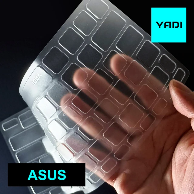 【YADI】ASUS Vivobook 15X OLED X1503 鍵盤保護膜(SGS抗菌 環保TPU材質 防水 防塵 高透光)