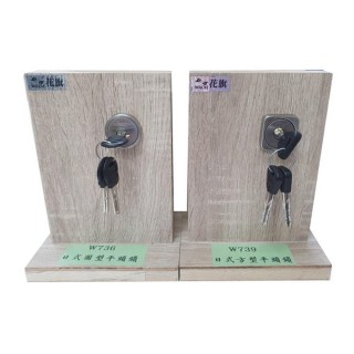 【WACH】花旗門鎖 輔助鎖(日式 圓型 / 方型 平頭鎖)