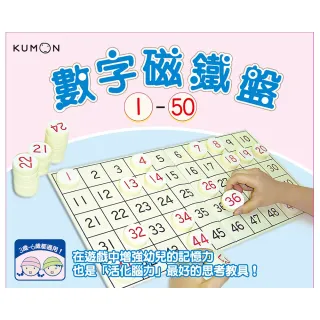 KUMON 數字磁鐵盤1〜50