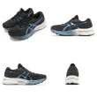 【asics 亞瑟士】慢跑鞋 GEL-Nimbus 24 Platinum 黑 藍 女鞋 緩衝型 白金版 亞瑟膠 亞瑟士(1012B306001)