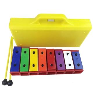 【KM MUSIC】彩虹八音磚 8音音磚 八音琴 鐵琴 奧福 ORFF(兒童樂器 節奏樂器 奧福樂器)