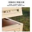 【DaoDi】2入組 原木板雙開折疊收納箱-中號(露營收納箱 車箱置物箱 摺疊收納)