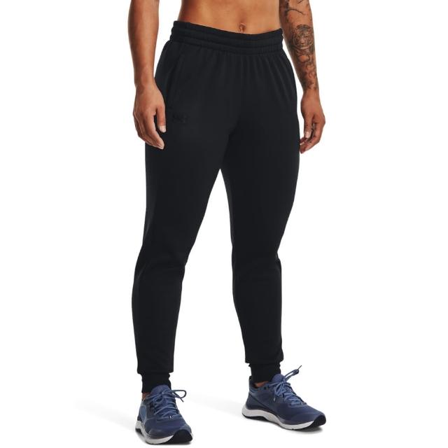 【UNDER ARMOUR】UA 女 Armour Fleece Jogger 運動長褲_1373054-001(黑)