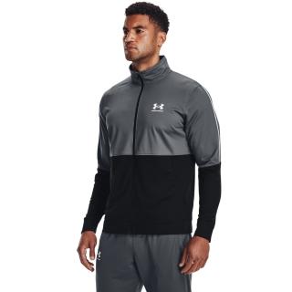 【UNDER ARMOUR】UA 男 PIQUE 外套 1366202-012(桃灰色)