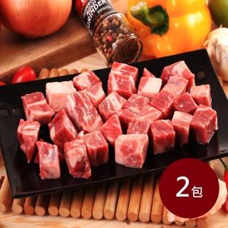 【料裡長】美國安格斯骰子牛排2包組(1000g/包/中秋烤肉)
