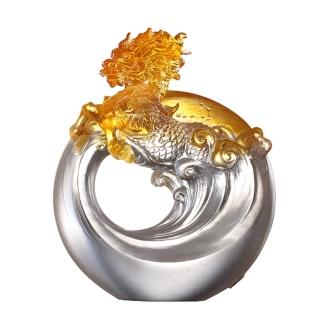 【琉璃工房 LIULI】麒麟 ! 美 入厝禮(擺飾/文鎮/收藏精選送禮/琉璃/禮物/藝術品/擺飾/禮贈/企業)