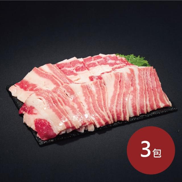 【料里長】美國安格斯牛五花肉片3包組(500g/包/中秋烤肉)
