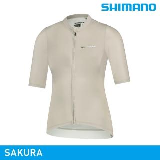 【城市綠洲】SHIMANO SAKURA 女性短袖車衣 / 米色(女車衣 自行車衣)