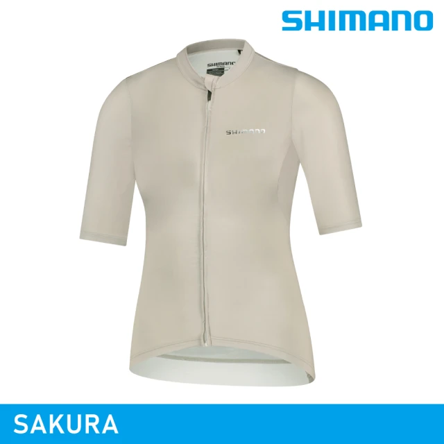 城市綠洲 SHIMANO SAKURA 女性短袖車衣 / 米色(女車衣 自行車衣)