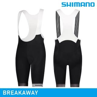【城市綠洲】SHIMANO BREAKAWAY 吊帶車褲 / 黑色(單車褲 自行車褲)