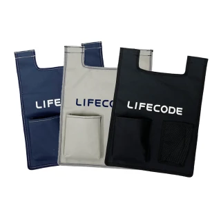 【LIFECODE】大川椅-扶手置物袋/文件袋/側袋-3色可選(2入)