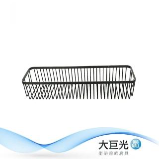 【大巨光】304不鏽鋼置物架/牆角架(W73 烤黑)