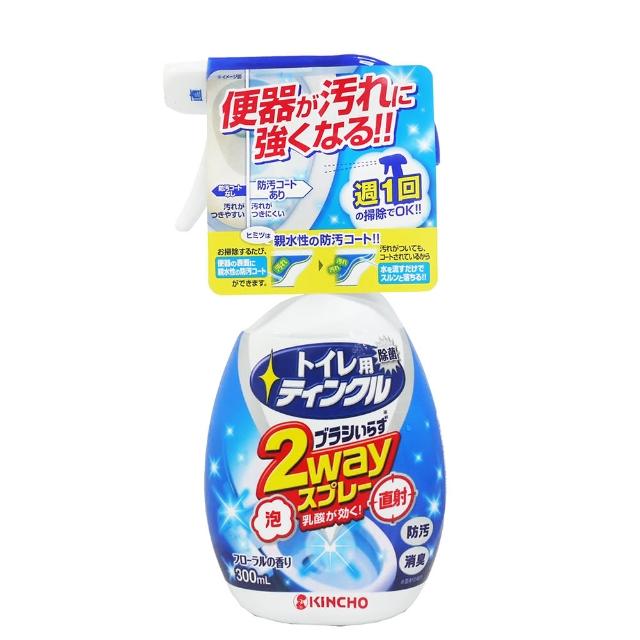 【KINCHO 日本金鳥】廁所強力除霉泡沫噴霧清潔劑300ml(日本製＆抑菌&除垢&消臭)